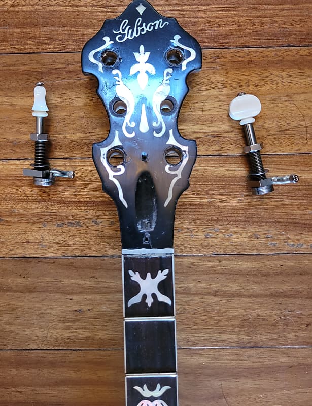 Huber Gibson Flying Eagle 5String Banjo Neck Flamed Maple Reverb