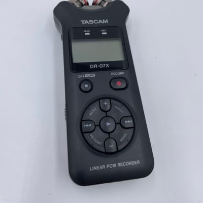 TASCAM DR-07X Portable Audio Recorder 2019 - Present - Black image 2