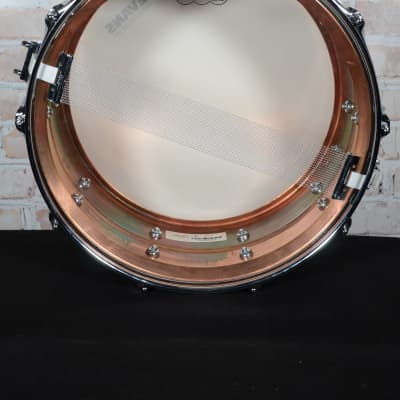 Ludwig Copperphonic Snare Drum with Raw Shells - 6.5"x14" (Manhattan, NY) image 3