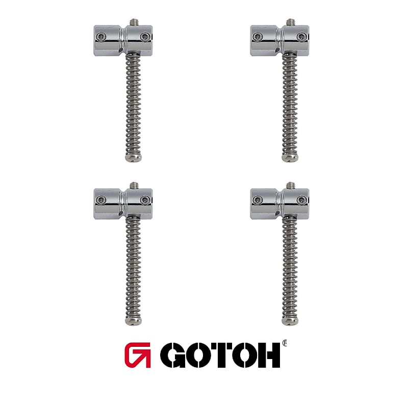 Gotoh Micro Bridge Saddle 10mm Brass Chrome Set Reverb Australia