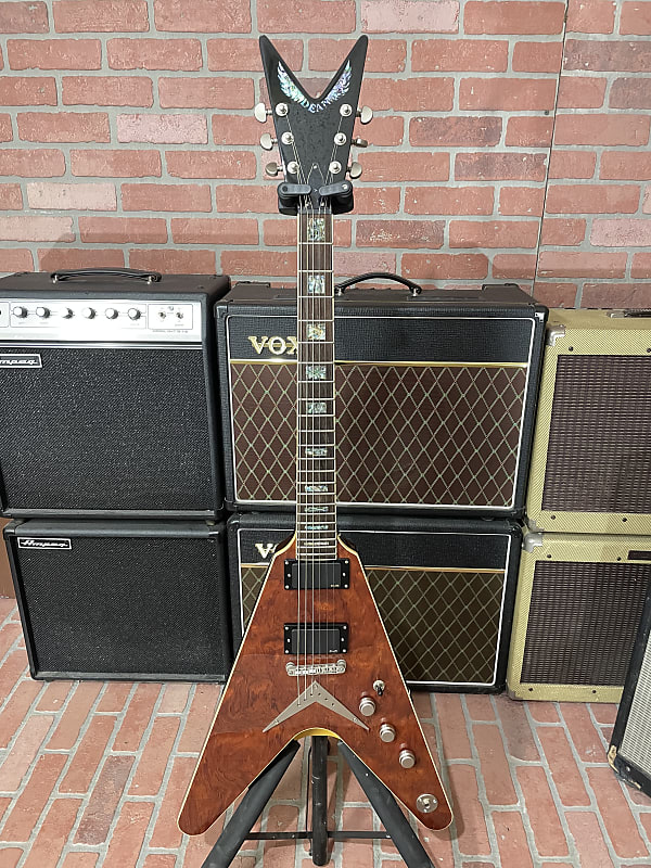 【美品】DEAN V Exotic Bubinga エレキギター フライングV 584155000000000-00-600x600.jpg