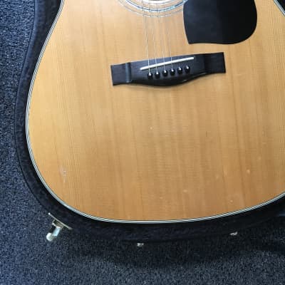 Yamaha FG-450S Dreadnought Acoustic Guitar made in Taiwan in good condition with hard case image 3
