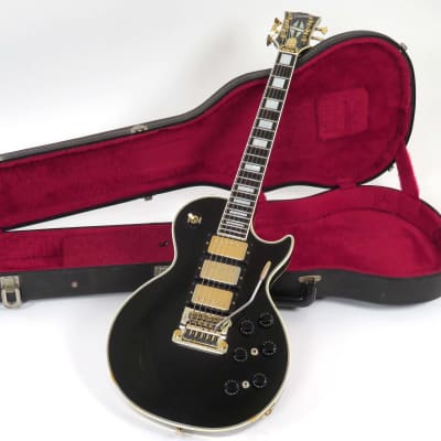 Gibson Les Paul Custom 1984 Black Custom Ordered "One Off" Guitar Triple Pickup image 2