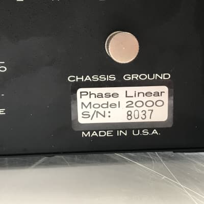 Vintage Phase Linear 2000 Series Two II Preamp image 4