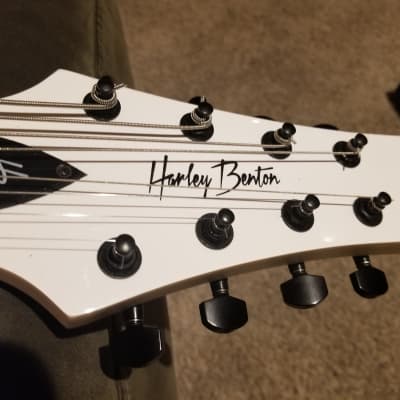 Harley Benton R-458 WH Fanfret 2018 White image 5