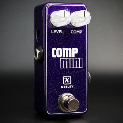 Keeley Electronics Compressor Mini Guitar Pedal, Pitbull Audio Purple Sparkle image 1