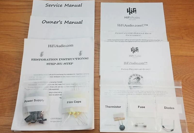 Heathkit W1 restoration kit filter capacitor repair rebuild fix  			