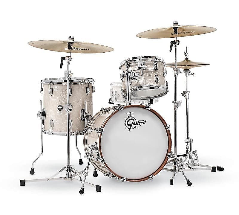 Gretsch RN2-J483-VP 12/14/18 Renown Series Drum Kit Set in Vintage Pearl image 1