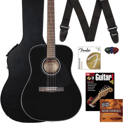 Fender CD-60 with Walnut Fretboard 2020 - Present Black image 1