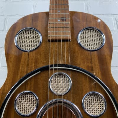1970's Orpheum Resonator Acoustic Guitar - Del Vecchio Dinamico Replica image 3