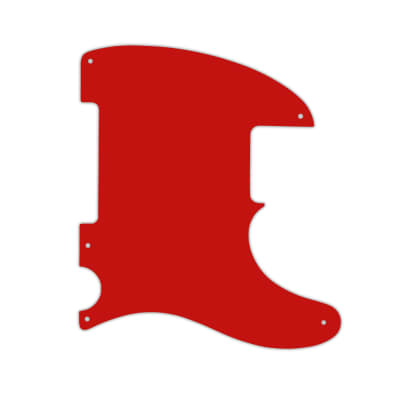 Pickguard For Fender Esquire - 1-PLY RED