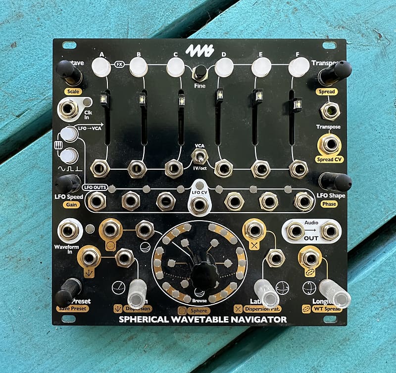 4MS Spherical Wavetable Navigator 2021 - Black | Reverb