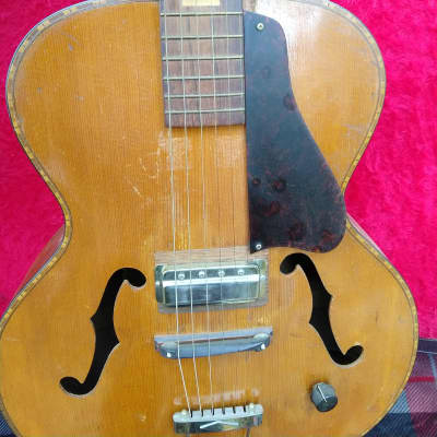S.S. Stewart Electric Archtop 1950s Natural image 6