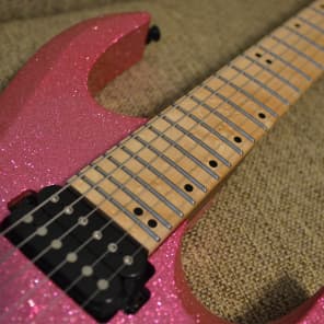 Kiesel Aries A6h 2016 Pink Sparkle (Optional Instrumental Pickup Upgrade) image 6