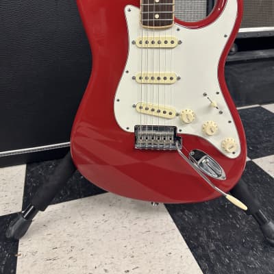 Fender Limited Edition American Standard Stratocaster Channel Bound 2014 - Dakota Red 60th Anniversary image 3