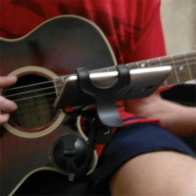 Smart Phone Smartphone Holder Mount Clip Suction Cup for Acoustic Electric Classical Guitar image 10