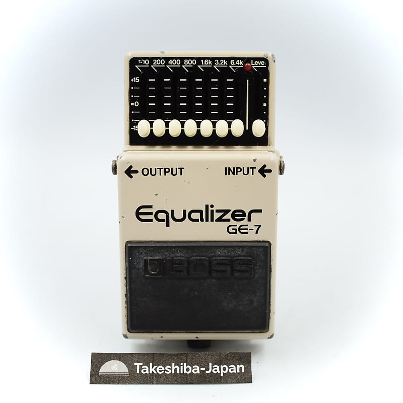 Boss GE-7 Equalizer 1987 Made in Japan Black Label ACA