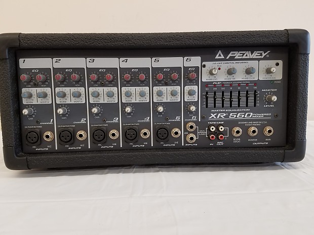 Peavey XR-560 6-Channel Powered Mixer (USA)