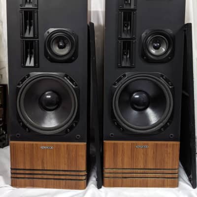 Immagine Kenwood JL-975AV vintage 4-way floor standing tower stereo speakers 1989 - 1