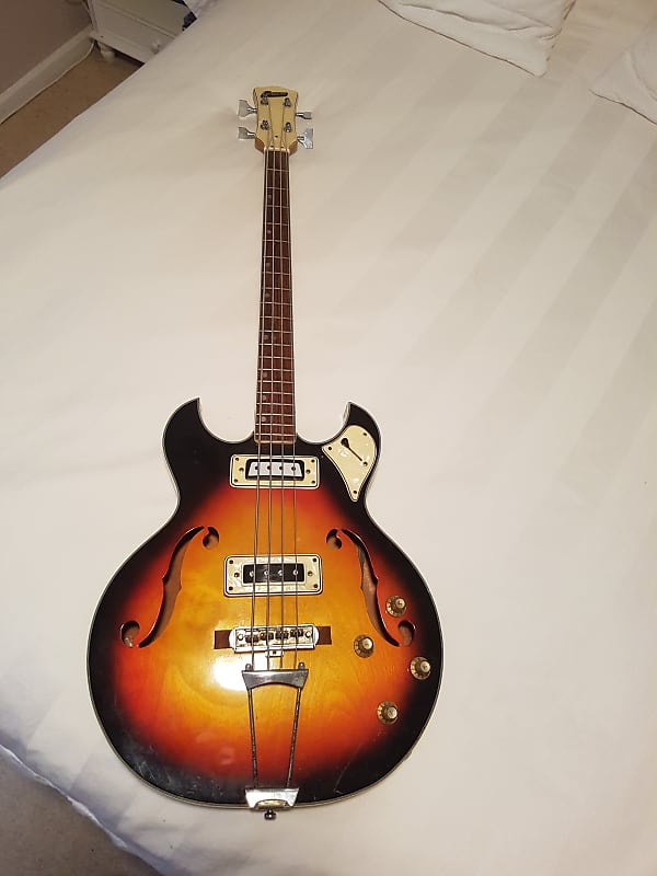 Greco グレコ Hollow Body ホローボディ Bass ベース Greco 955 HollowBody Bass - Matsumoku 4 String | Reverb