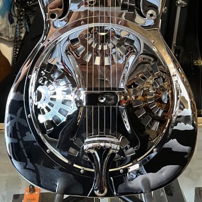 Dobro 33H Metal Resonator Guitar 1987 - Chrome for sale