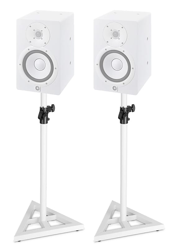2) Rockville Adjustable Studio Monitor Speaker Stands For Yamaha HS5  Monitors