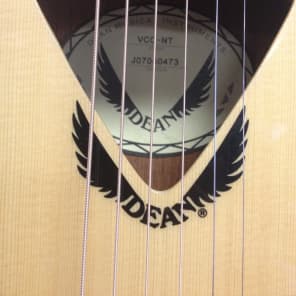 Dean VCO-NT Flying V Acoustic Electric Guitar w/ Gigbag image 4