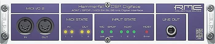 RME Audio Digiface 24bit 96K Digital IO Hammerfall PCMCIA & PCI Interface image 1