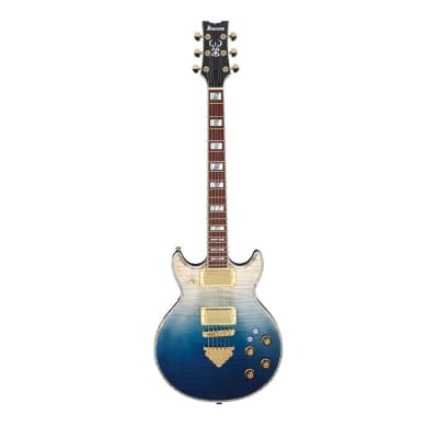 Ibanez AR420TBG AR Standard Electric Guitar - Transparent Blue Gradation image 2
