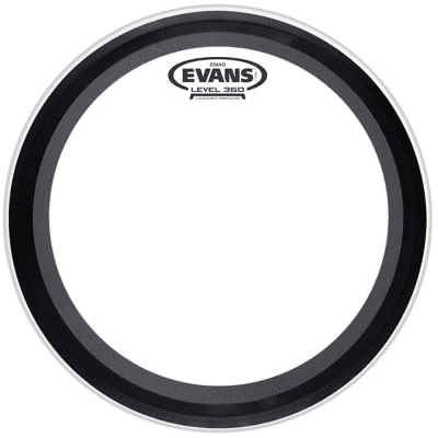Evans BD26EMADCW EMAD Coated White Bass Drum Head - 26"