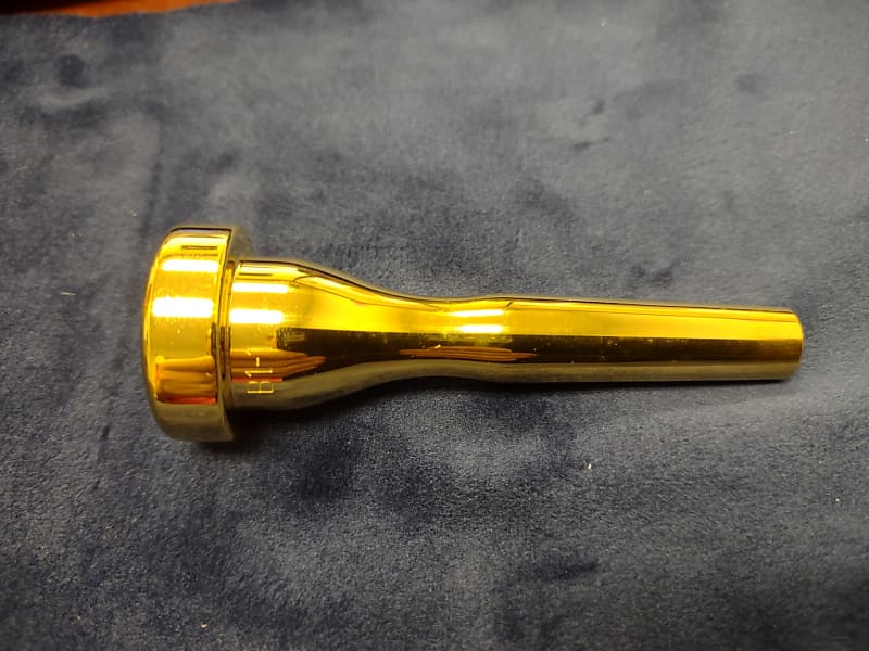 JC Custom Trumpet Mouthpiece B11 (1C) XLT Gold Reverb