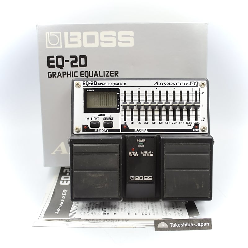 Boss EQ-20 Graphic Equalizer Advanced EQ With Original Box