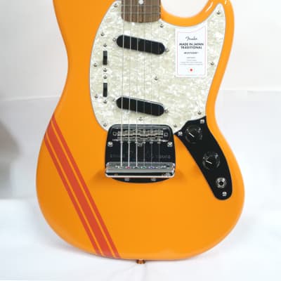 Fender Made in Japan 2021 Collection Traditional 60s Mustang SN:4804 ≒3.10kg 2021 Competition Orange image 7