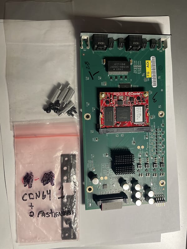 QSC CDN64 QSYS DANTE 64X64 NETWORK CARD Reverb
