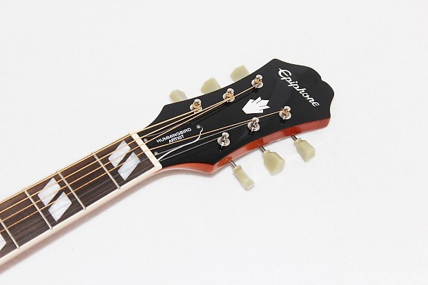 エピフォン Epiphone Hummingbird Artist美品　ペグ新品 Epiphone Hummingbird Acoustic-Electric Guitar | zZounds
