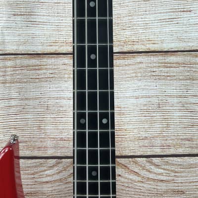 Carvin  4 string bass  2000s Red image 6