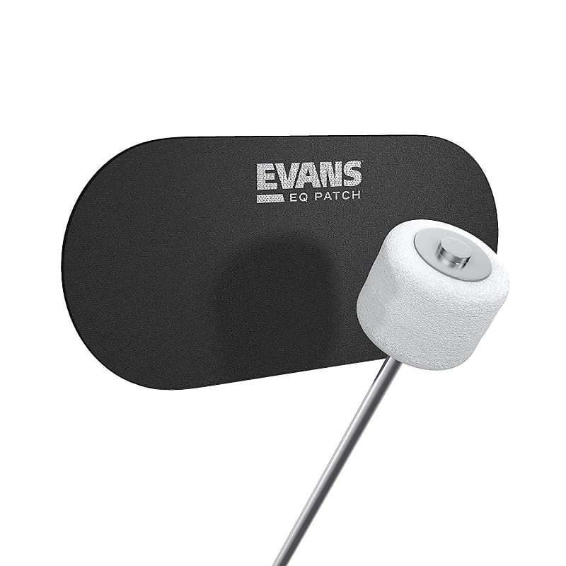 Evans EQ Black Nylon Double Kick Pad image 1