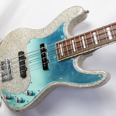 ESP Edwards 2019 E-AK Silver Sparkle Aki Signature Bass MINT US Seller Made In Japan MIJ image 19
