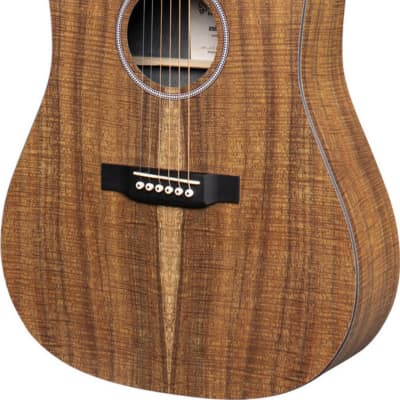 Martin D-X1E Koa Left Handed (HPL Top) Acoustic Electric Guitar w/ Gig Bag image 1