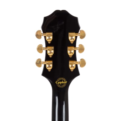 Epiphone Sheraton-II PRO Electric Guitar, Ebony, 1610204874 image 8