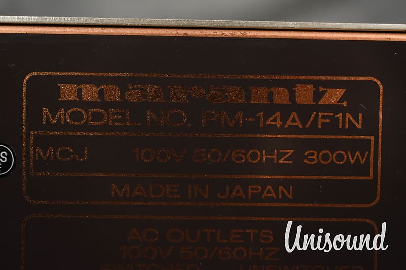 Marantz PM-14SA Integrated Amplifier in Excellent | Reverb Marantz PM-14SA Integrated Amplifier in Excellent | Reverb