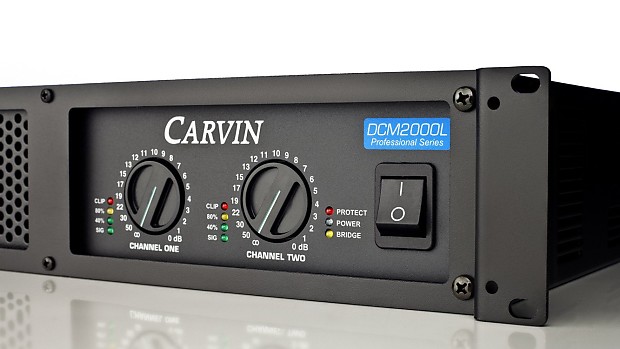 Carvin DCM2000L ULTRA LIGHT LINEAR POWER AMP 2000W PA PRO Carvin DCM2000L ULTRA LIGHT LINEAR POWER AMP 2000W PA PRO