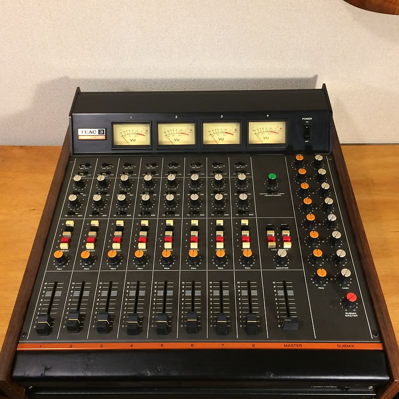Fabulous TEAC Model 3 mixer. An absolute joy to look at and