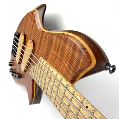 R, Hyde Zeal 5-string Bass Natural Redwood image 5