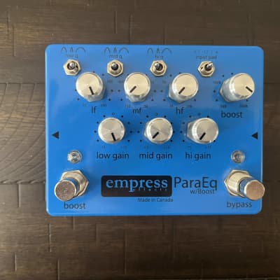 Empress ParaEq w/Boost パラメトリックEQ/ブースター ParaEq – Empress Effects Inc.