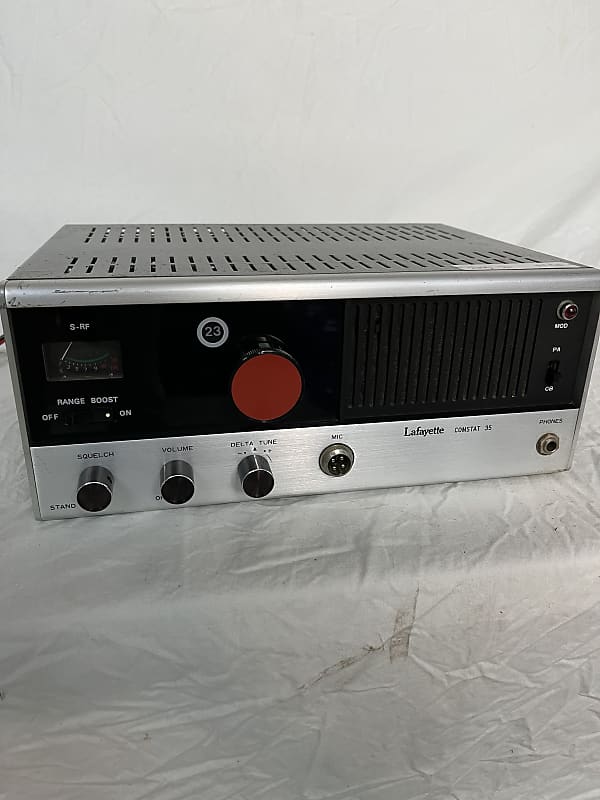 Lafayette Comstat 35 Tube CB Base Station In Excellent Working Condition  			