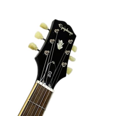 Epiphone SG Standard Electric Guitar - Ebony Finish image 3