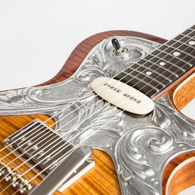 Spalt Instruments 624 Burst Custom Electric Guitar, Mahogany & Flamed Maple image 4