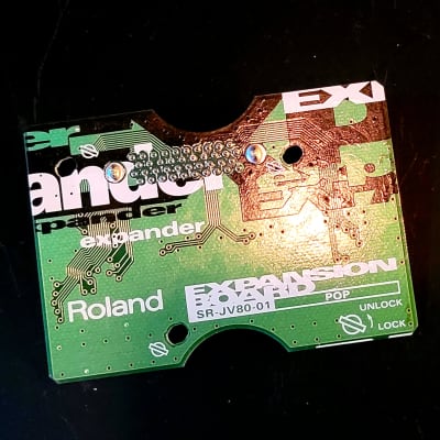 Roland SR-JV80-01 Pop Expansion Board 1990s - Green