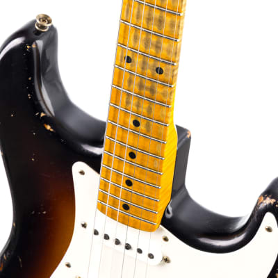 Fender Custom Shop Masterbuilt Todd Krause 1956 Stratocaster Heavy Relic - Wide 2 Tone Sunburst (583) image 16